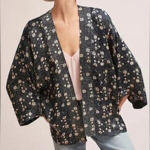 Anthropologie Erfurt Floral Cardigan